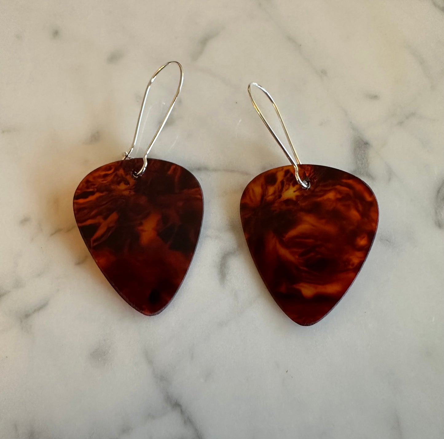 Guitar Pick Earrings - Multi Colored Options