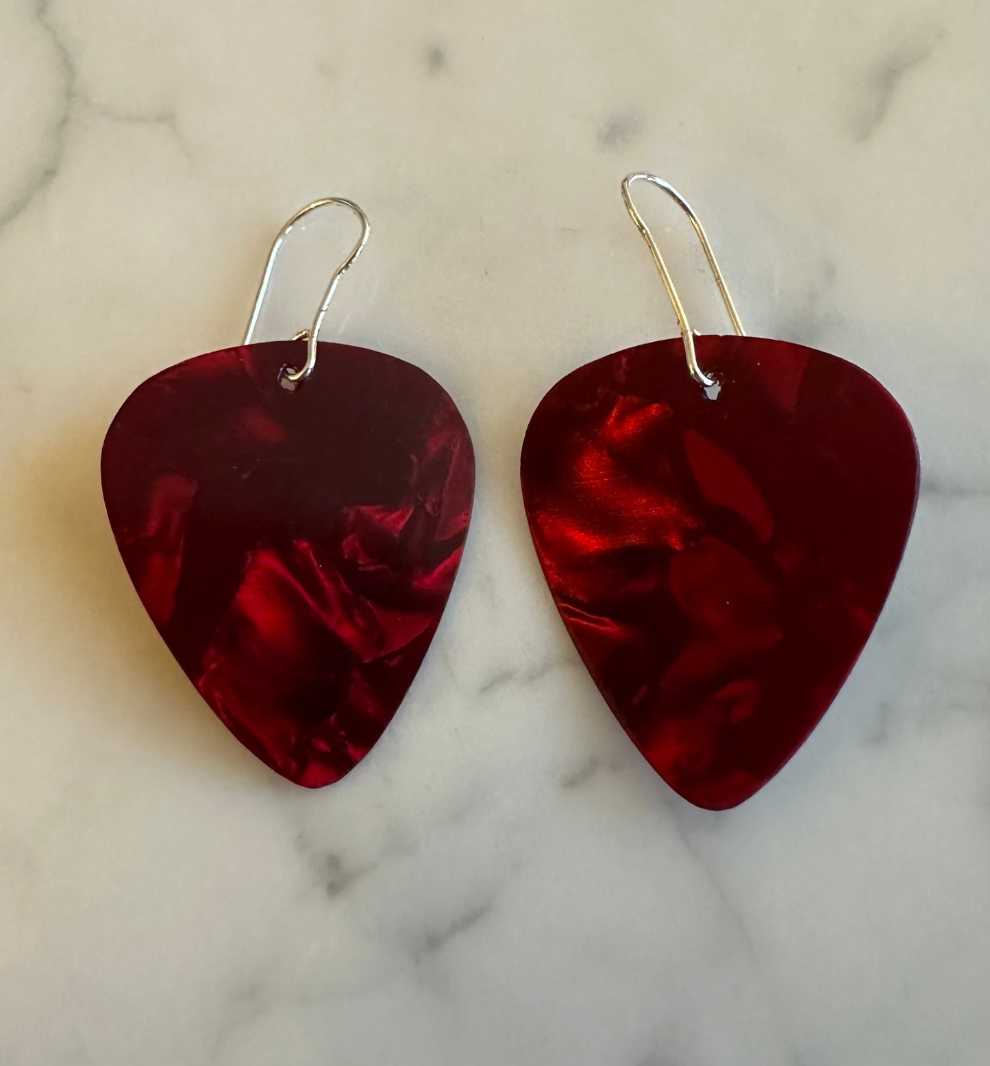 Guitar Pick Earrings - Multi Colored Options